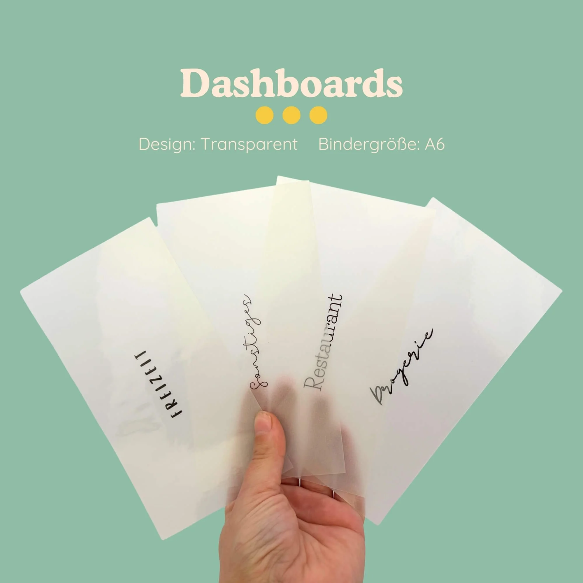 Dashboard Transparent