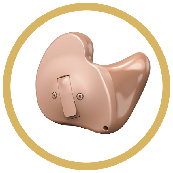 In the ear (ITE) hearing aids at Orchard Hearing in Sandbach, Cheshire