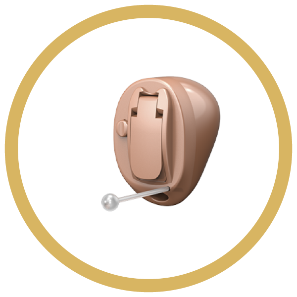 Completely in canal (CIC) hearing aids at Orchard Hearing in Sandbach, Cheshire