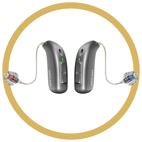 Receiver in canal (RIC) hearing aids at Orchard Hearing in Sandbach, Cheshire
