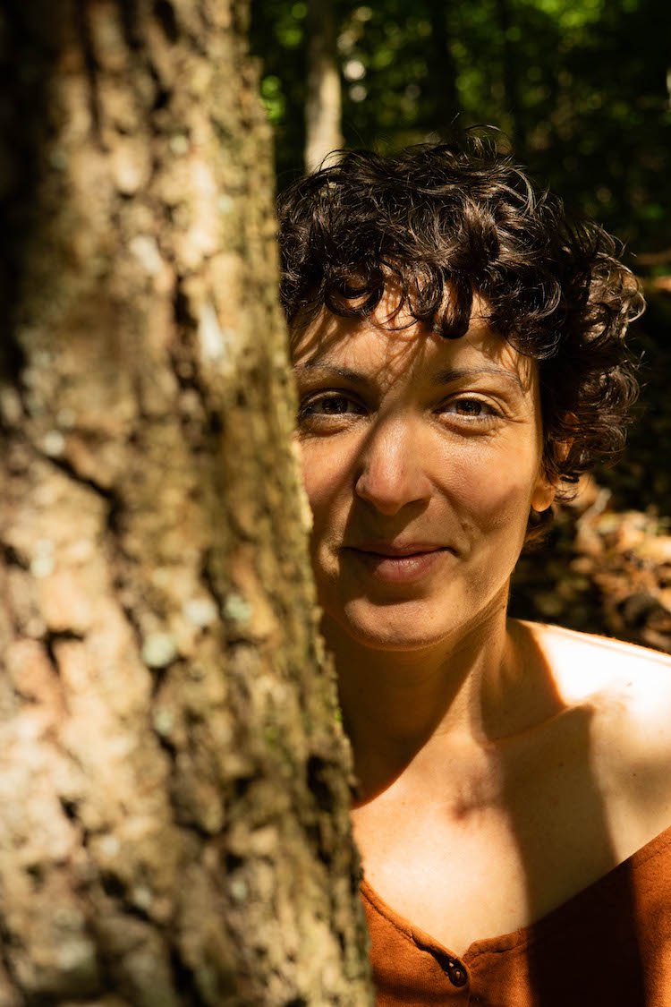 Laurence Stenzin portrait dans la nature