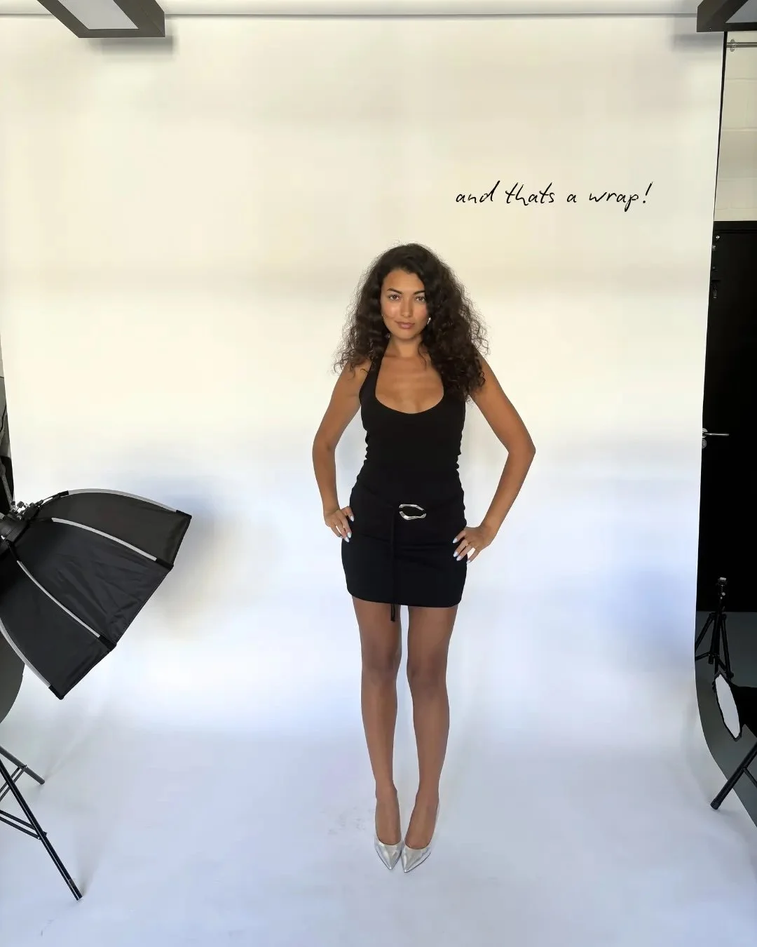 Behind the scenes content creation in London photography studio