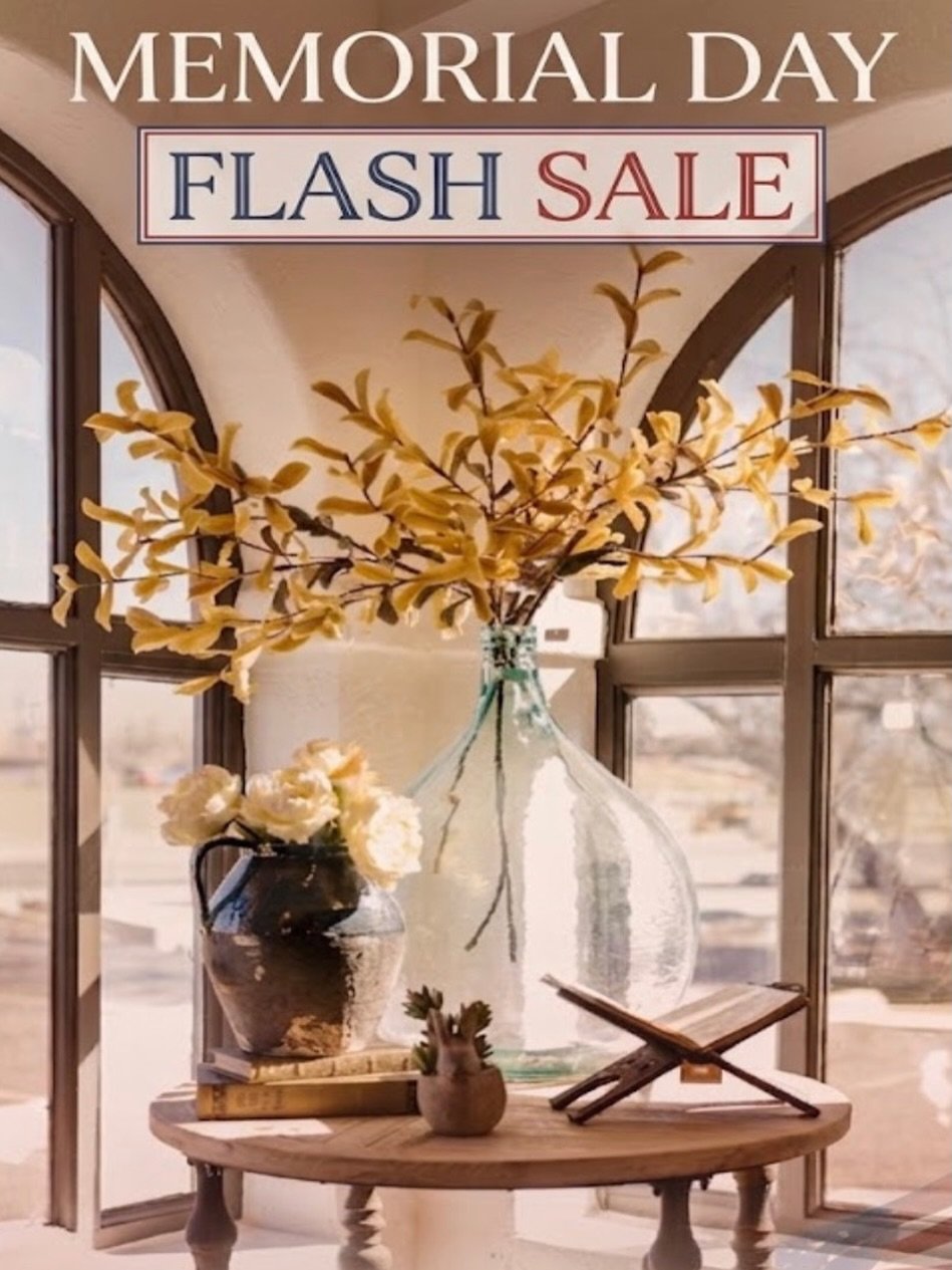 Honoring our heroes this long weekend.
Celebrate Memorial Day and refresh your home with our Flash Sale. Enjoy 20% off all purchases TODAY ONLY! 
Shop the sale in-store from 
10AM to 3PM at 1024 S Main St. in Las Cruces!

#MemorialDay #onsale #homede