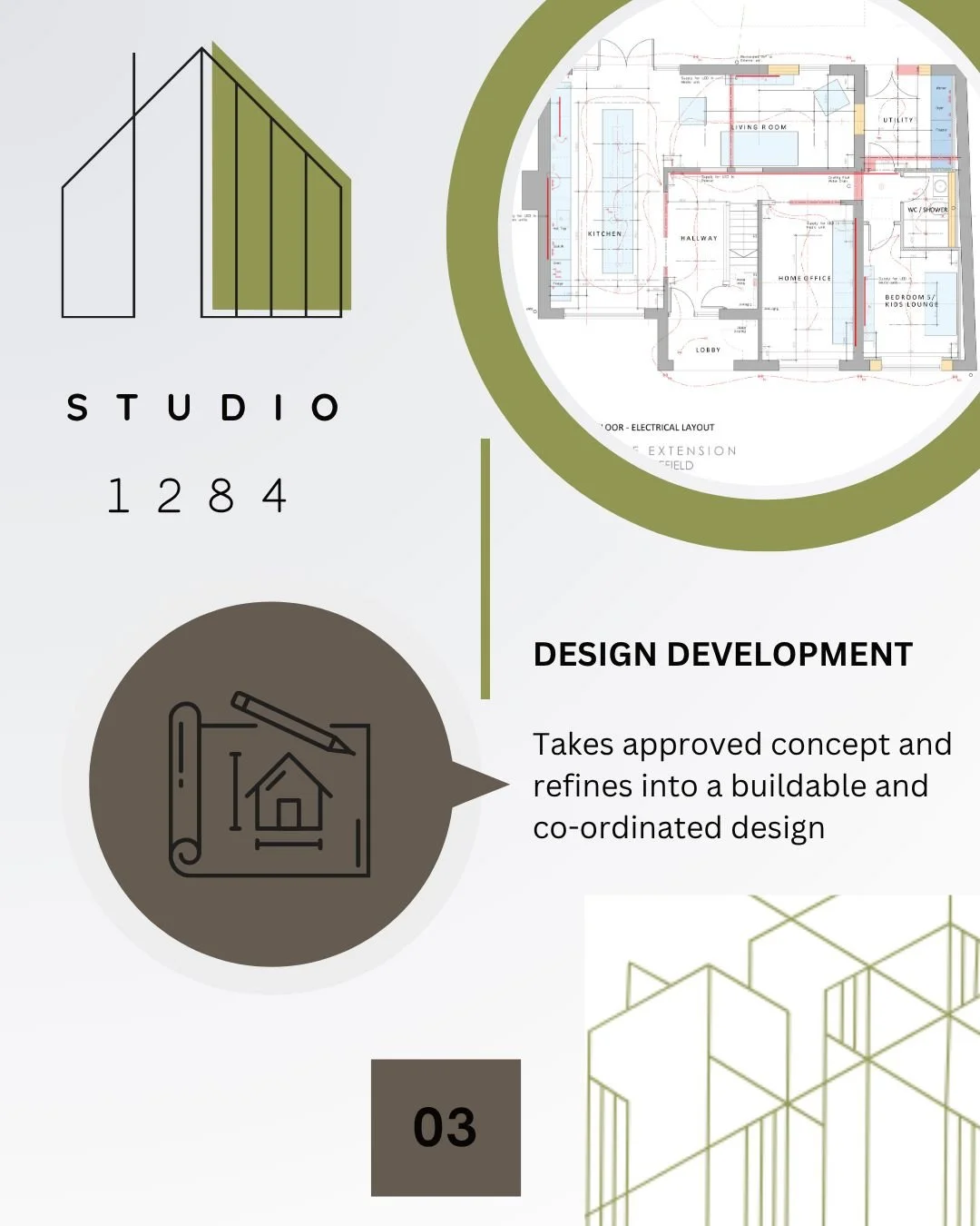 At our design development stage, the concept design moves from the vision to the clarity. We work with our clients to finalize the details on: 

📐 Spatial planning and proportions 
📐 Material selections 
📐 Structural and technical co-ordination 
?
