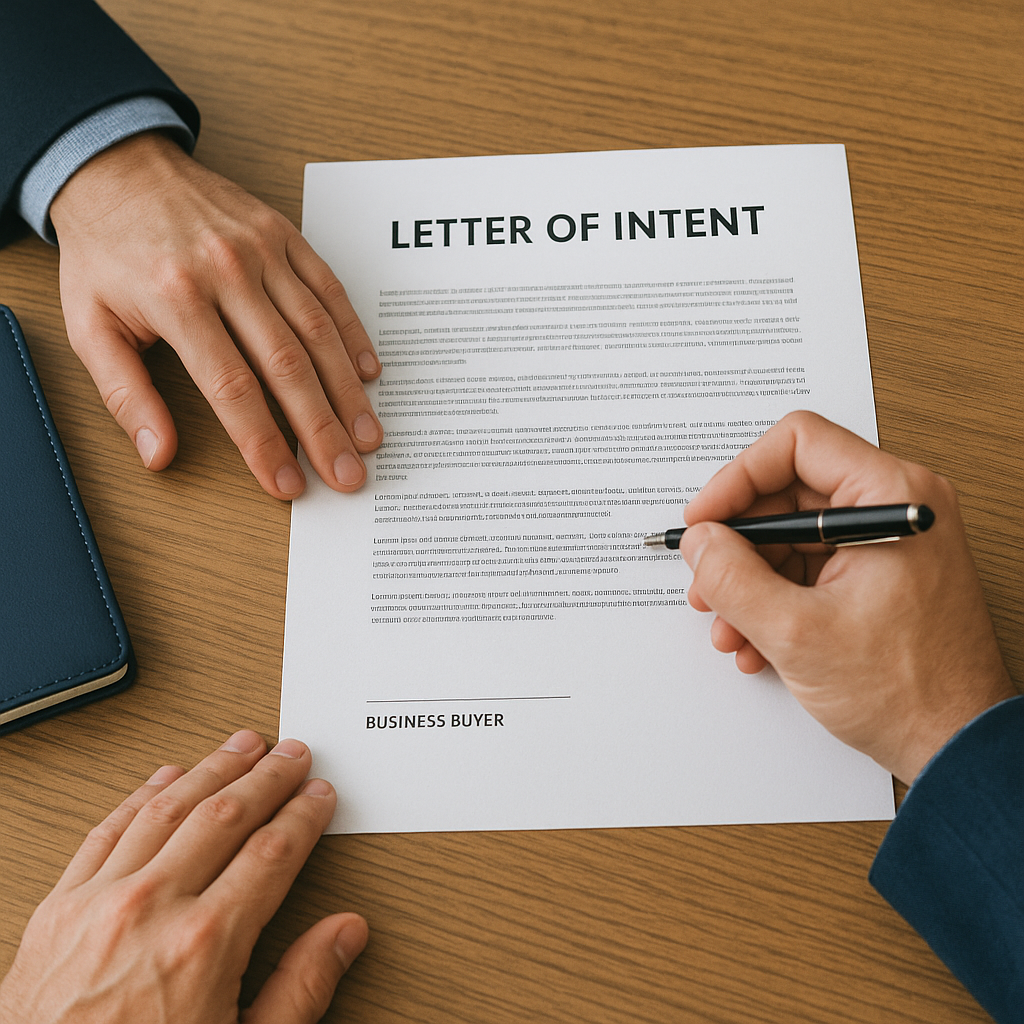 LOI Template, Written with Leverage (Free Buyers Toolbox)