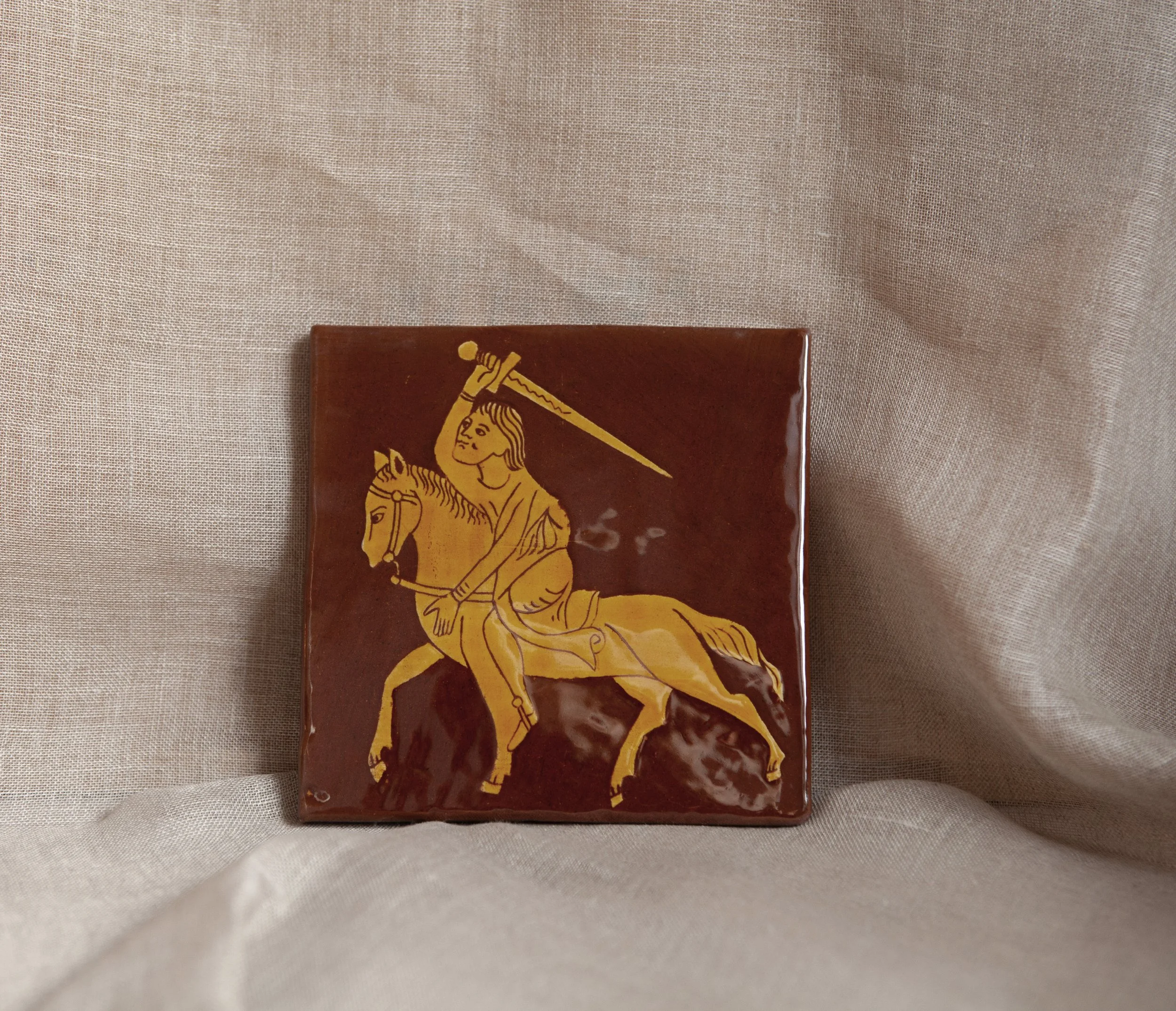 CLAY STORY TILE (WARRIOR)