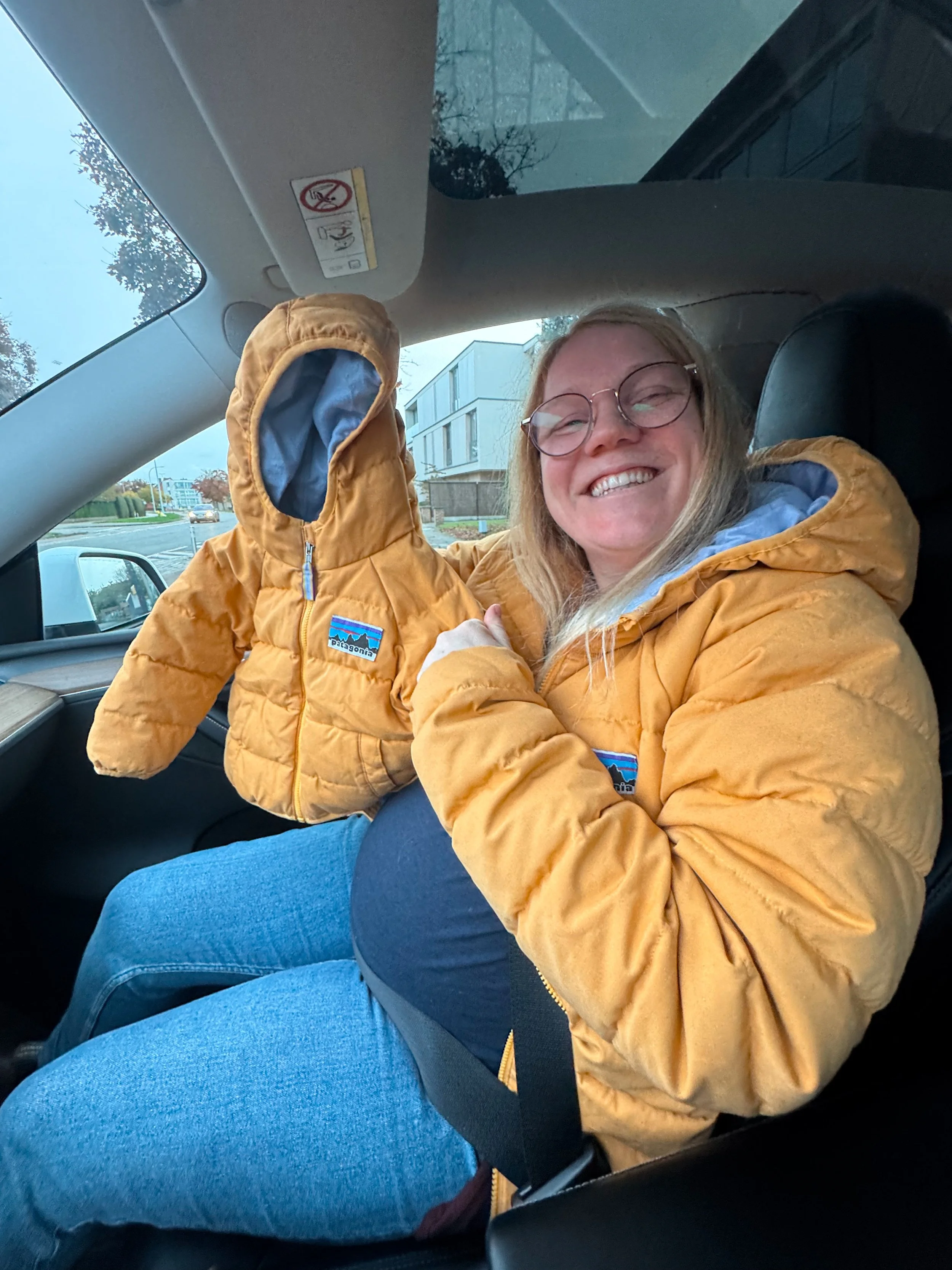 Patagonia limited edition Cotton Down Jacket, geel