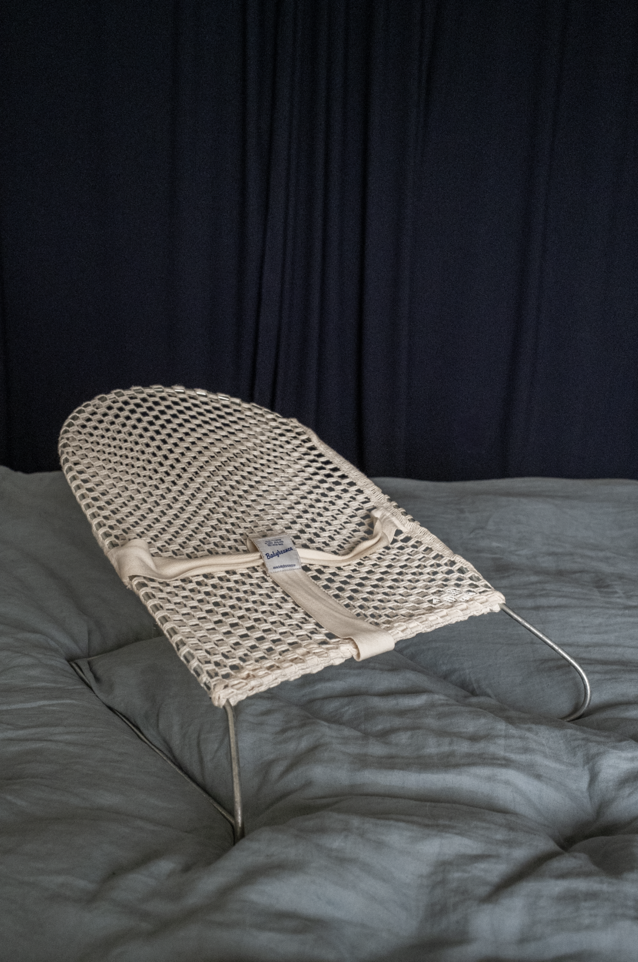 Baby bouncer gehaakt katoen naturel