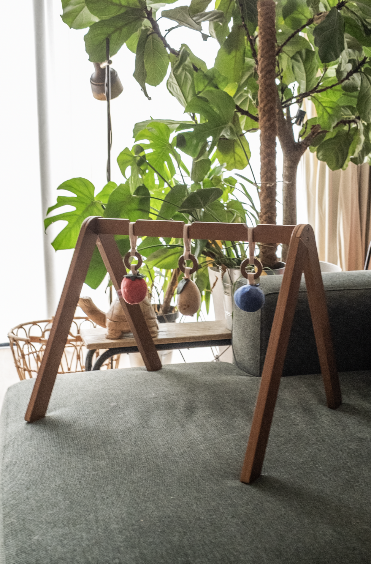 Walnoot Houten baby gym Petite Amélie