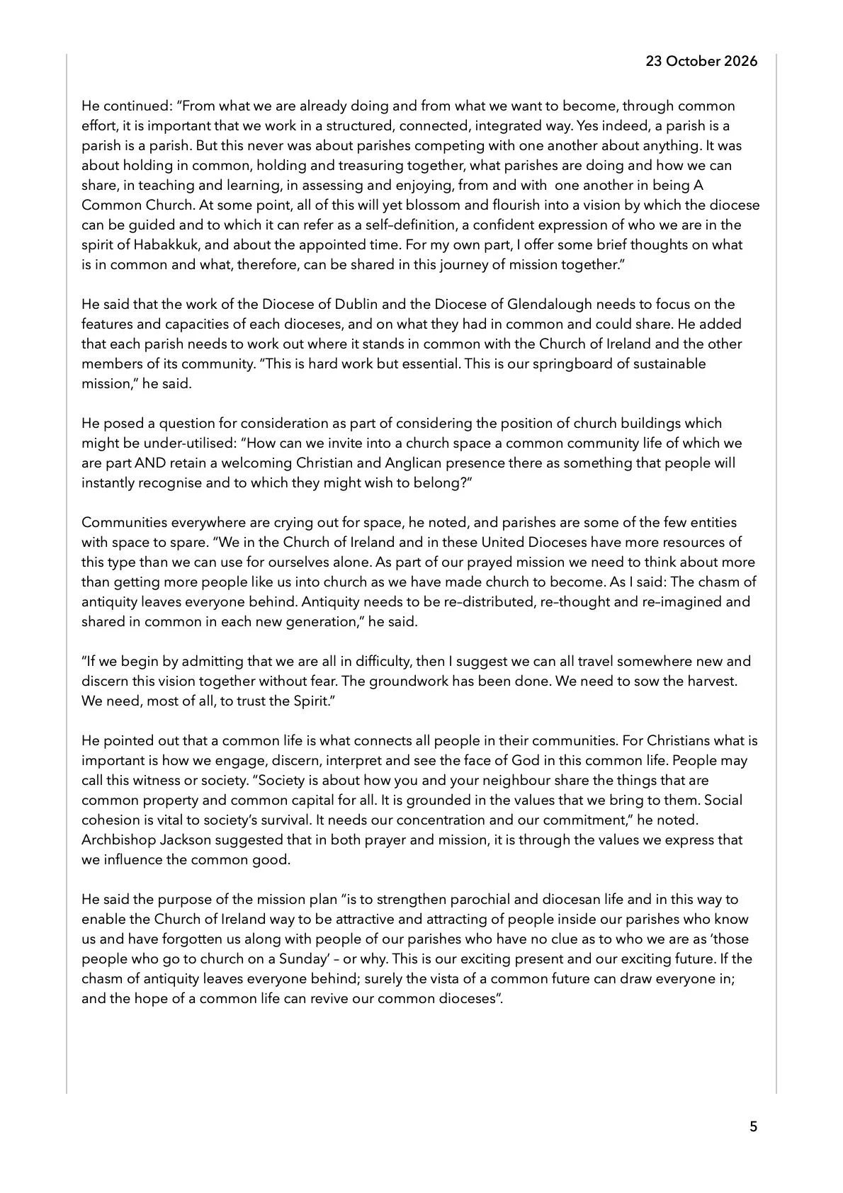 NewsFromThePews23rdoct20261.5.jpeg
