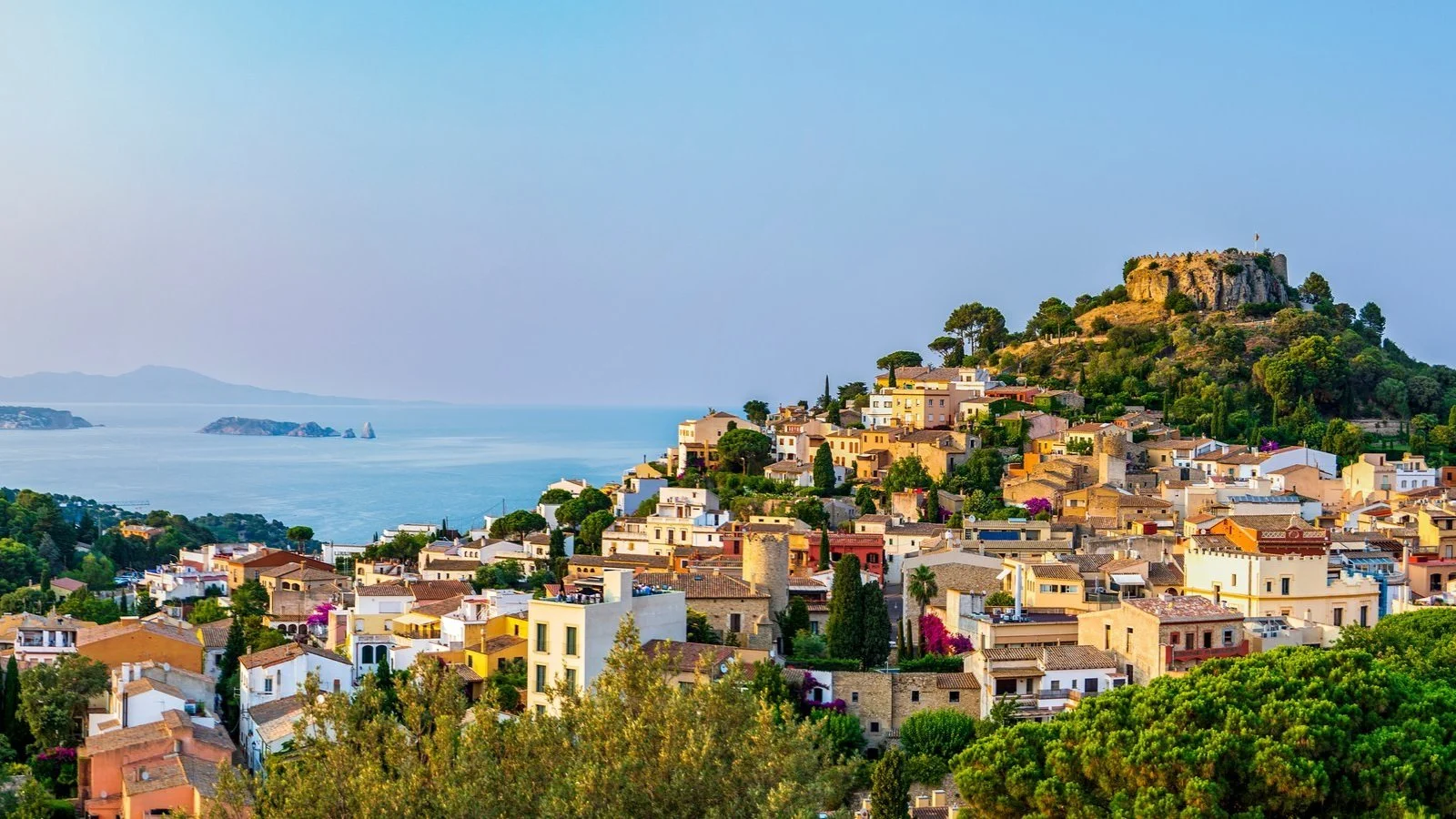 Property management Begur Costa Brava hilltop village sea views.