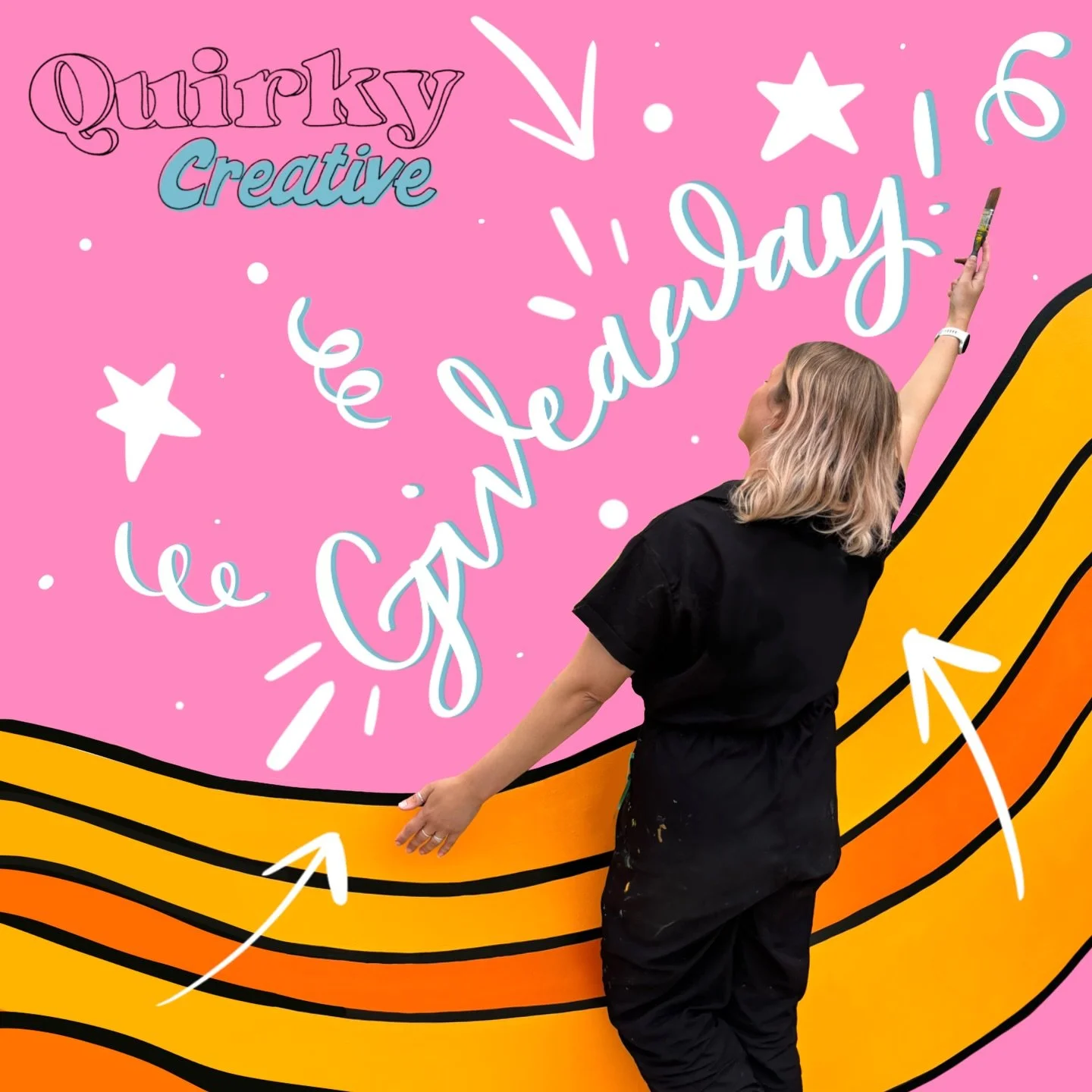 To celebrate the launch of Quirky Creative, I&rsquo;m giving away a custom hand-painted sign, window piece, or credit towards an indoor mural (up to the value of &pound;300) ✨

This giveaway is designed for a business, studio, community, or creative 