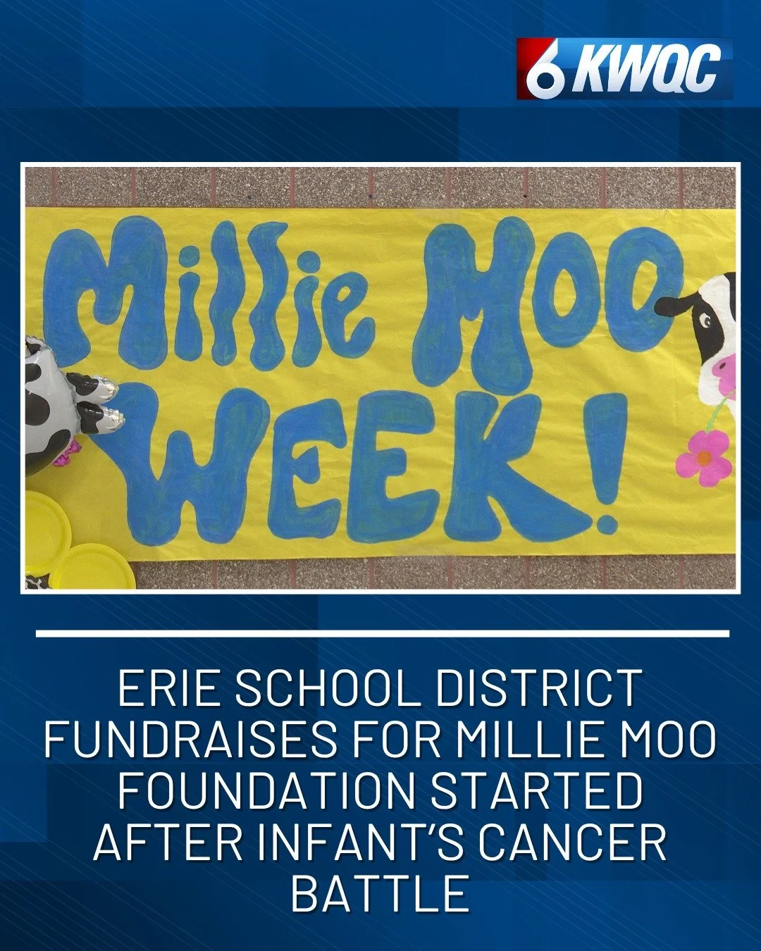 Erie Schools Celebrate Millie’s Birth week and raise funds for The Foundation
