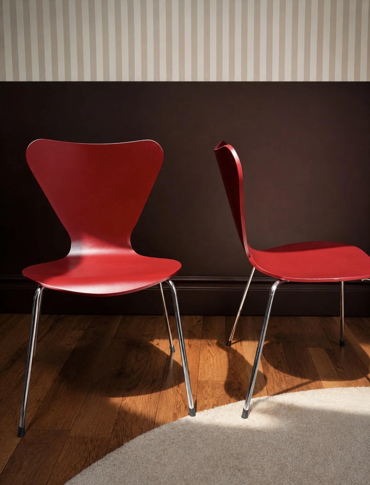 Refurbished Fritz Hansen Vintage Chairs - A service we offer our clients!
