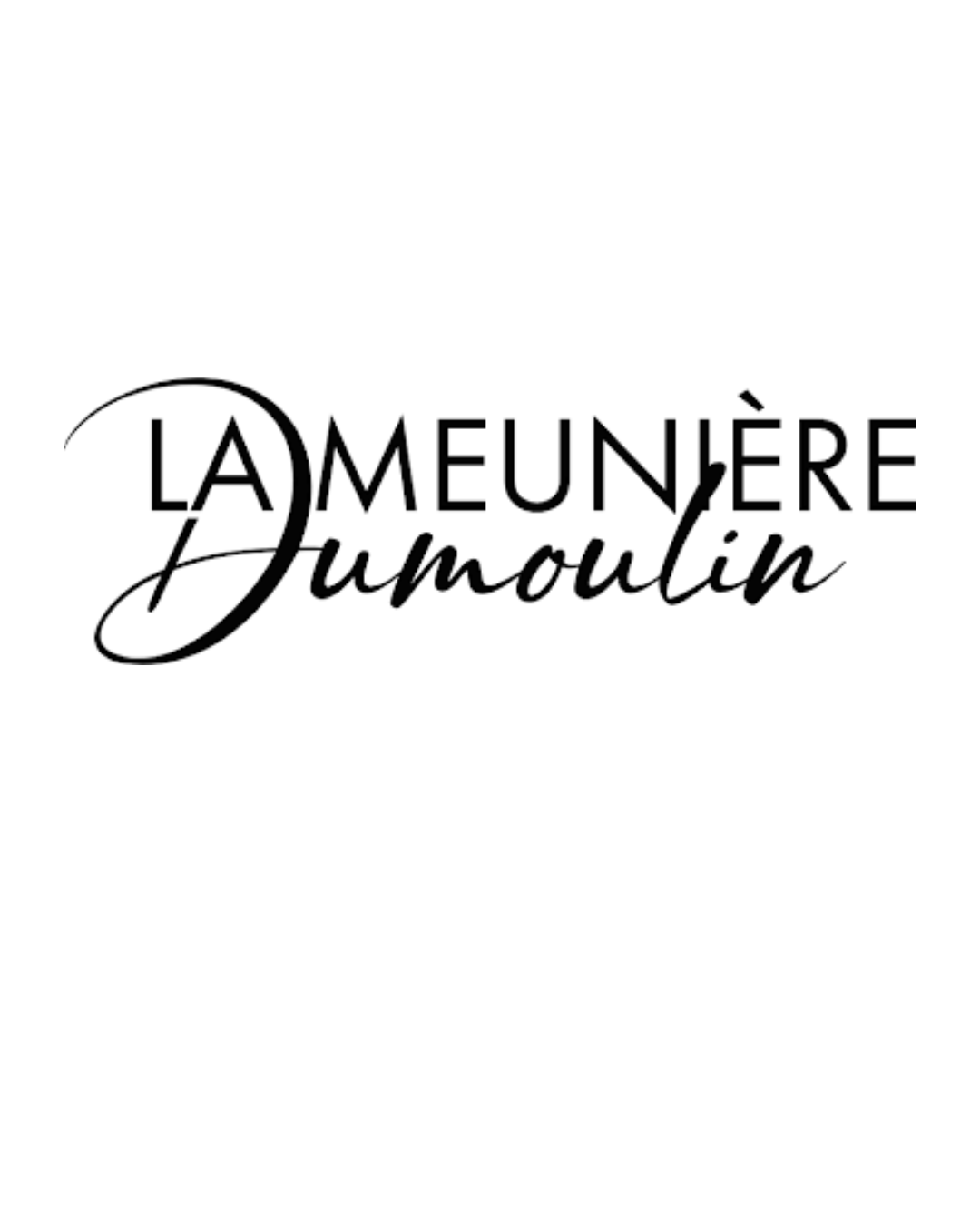 Logo en noir La Meunière Dumoulin