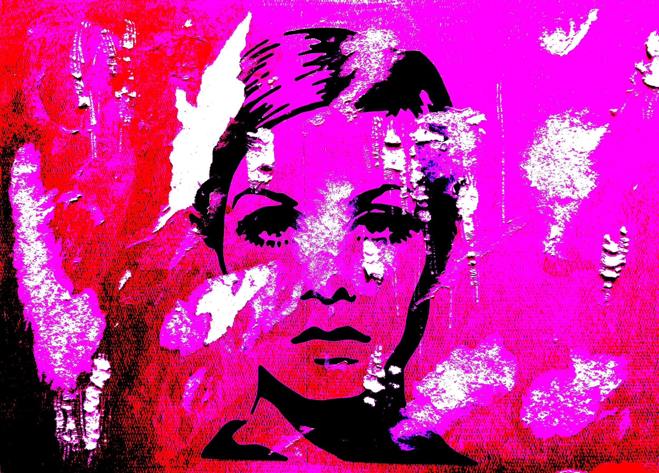 Variations Pop :  Twiggy #01 (Carte postale)