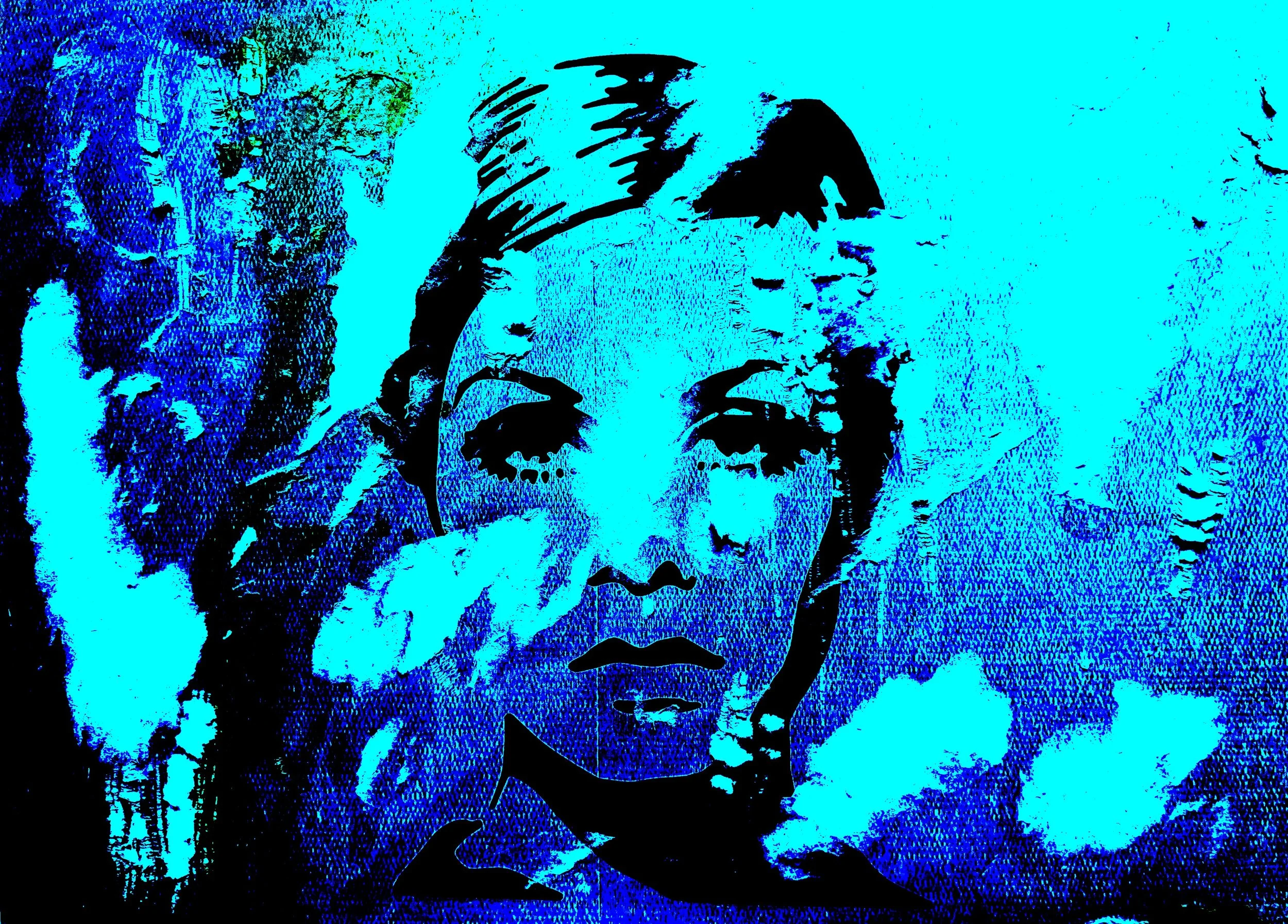 Variations Pop :  Twiggy #03 (Carte postale)