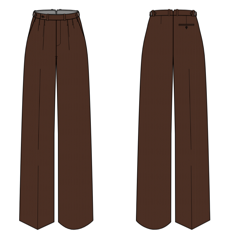 Mens Pleated Pant