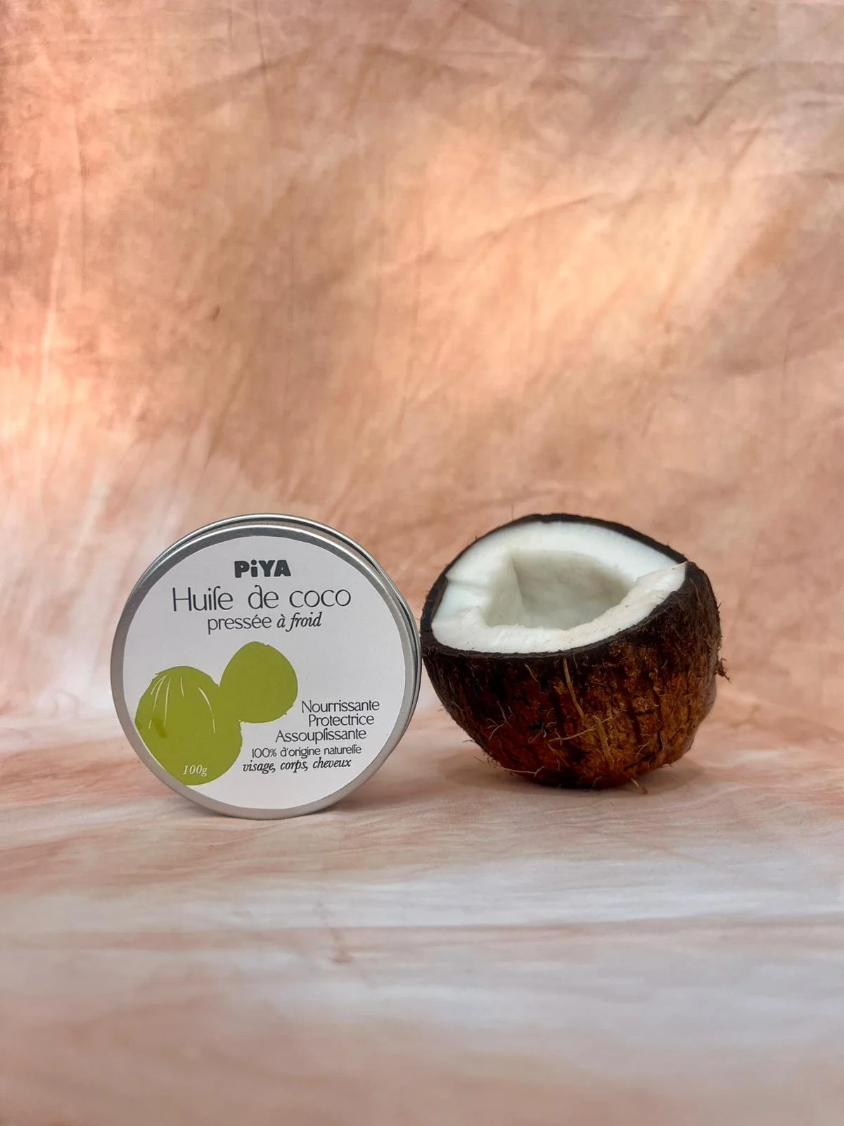 Huile de coco pressée à froid
