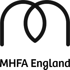 Simplified black line drawing of a stylized flower or plant with symmetrical curved leaves.