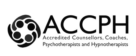 Logo of ACCPH, an organization for accredited counselors, coaches, psychotherapists, and hypnotherapists.
