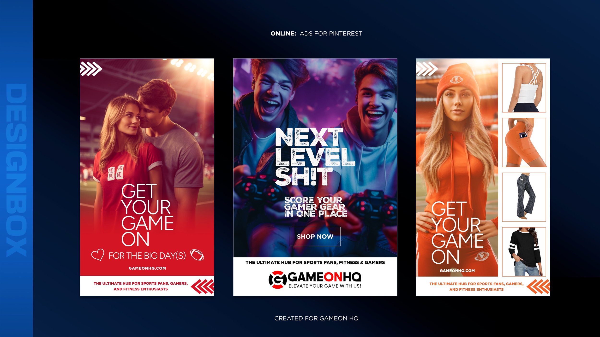 GameOnHQ Ads for Pinterest