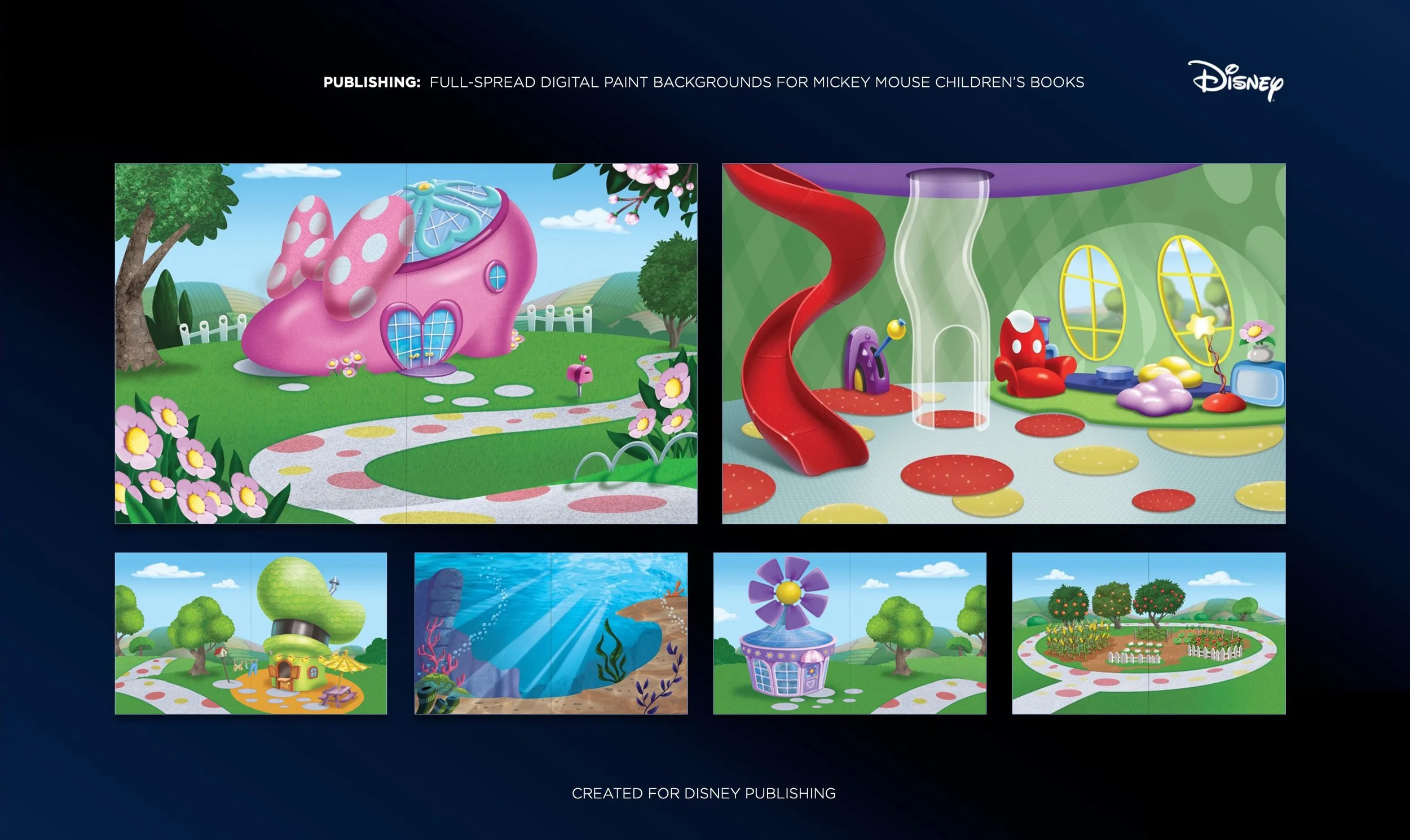 Disney Children's Book Backgrounds