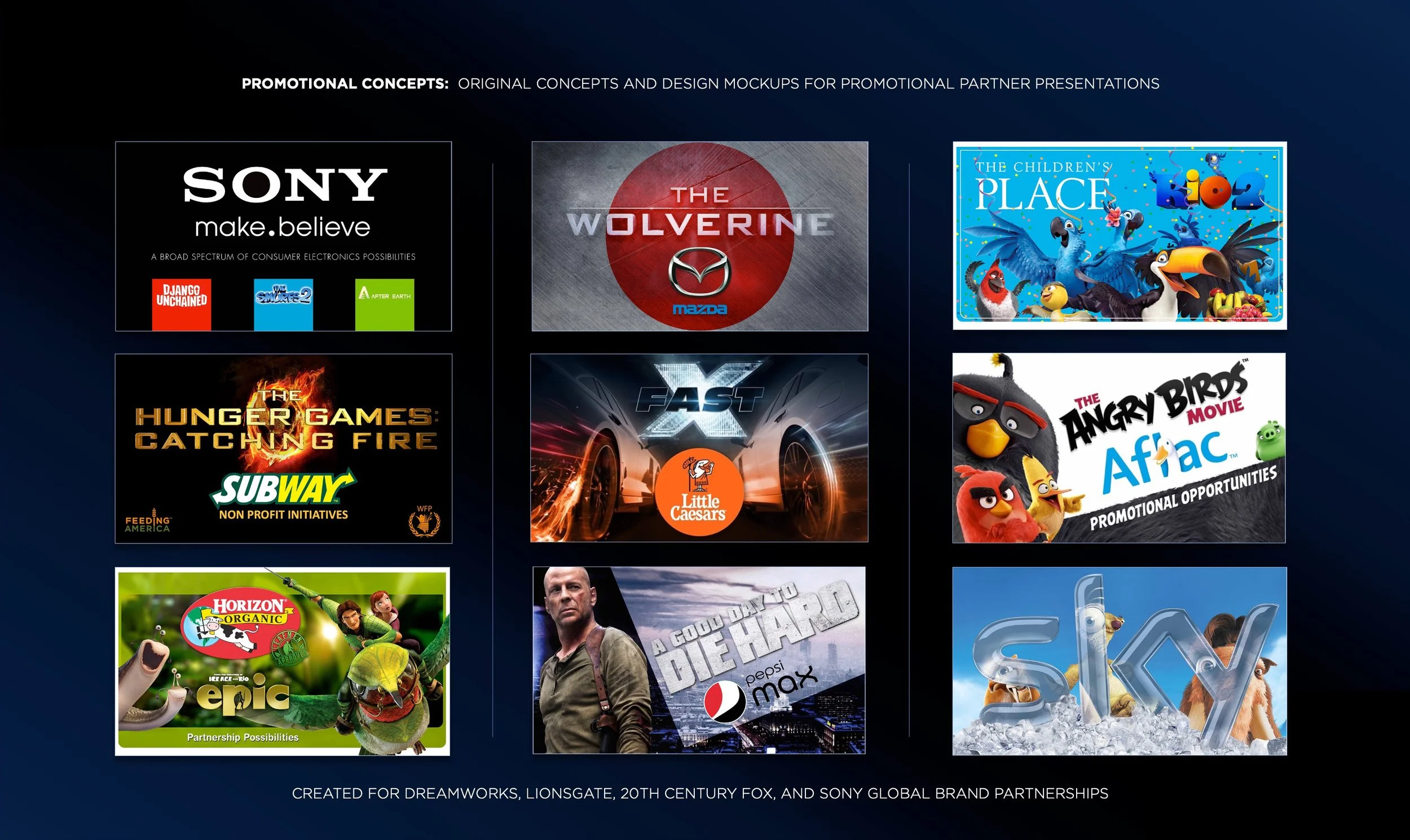 Various Promotional Concepts