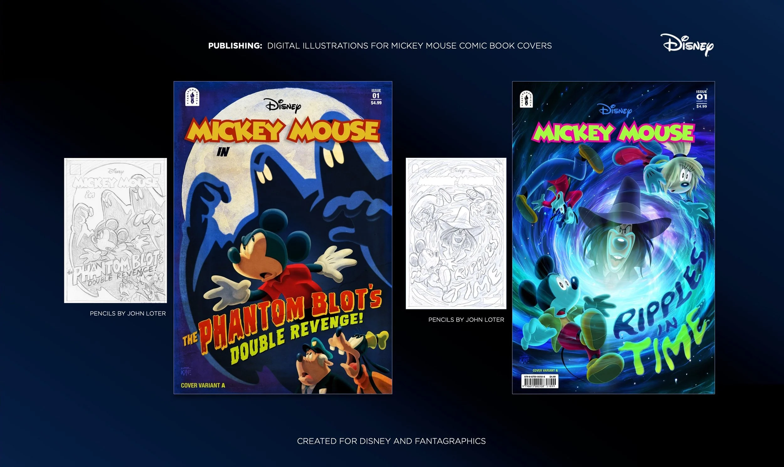 Mickey Mouse Comic Book Covers