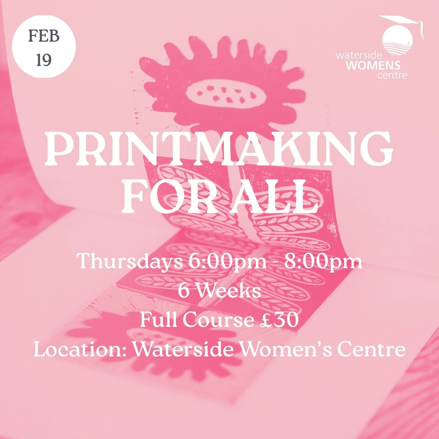 🎨 Printmaking for All &ndash; Starts Tomorrow | Spaces Still Available

If you&rsquo;ve been thinking about trying something creative, this is your sign. Our Printmaking for All course starts tomorrow evening, and we still have a few spaces left.

P