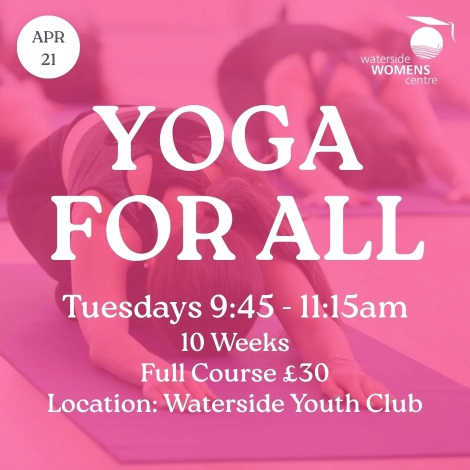 Spaces Available - Starting Tuesday!
To book, email info@watersidewomen.net or send us a DM this weekend with your phone number and email address.