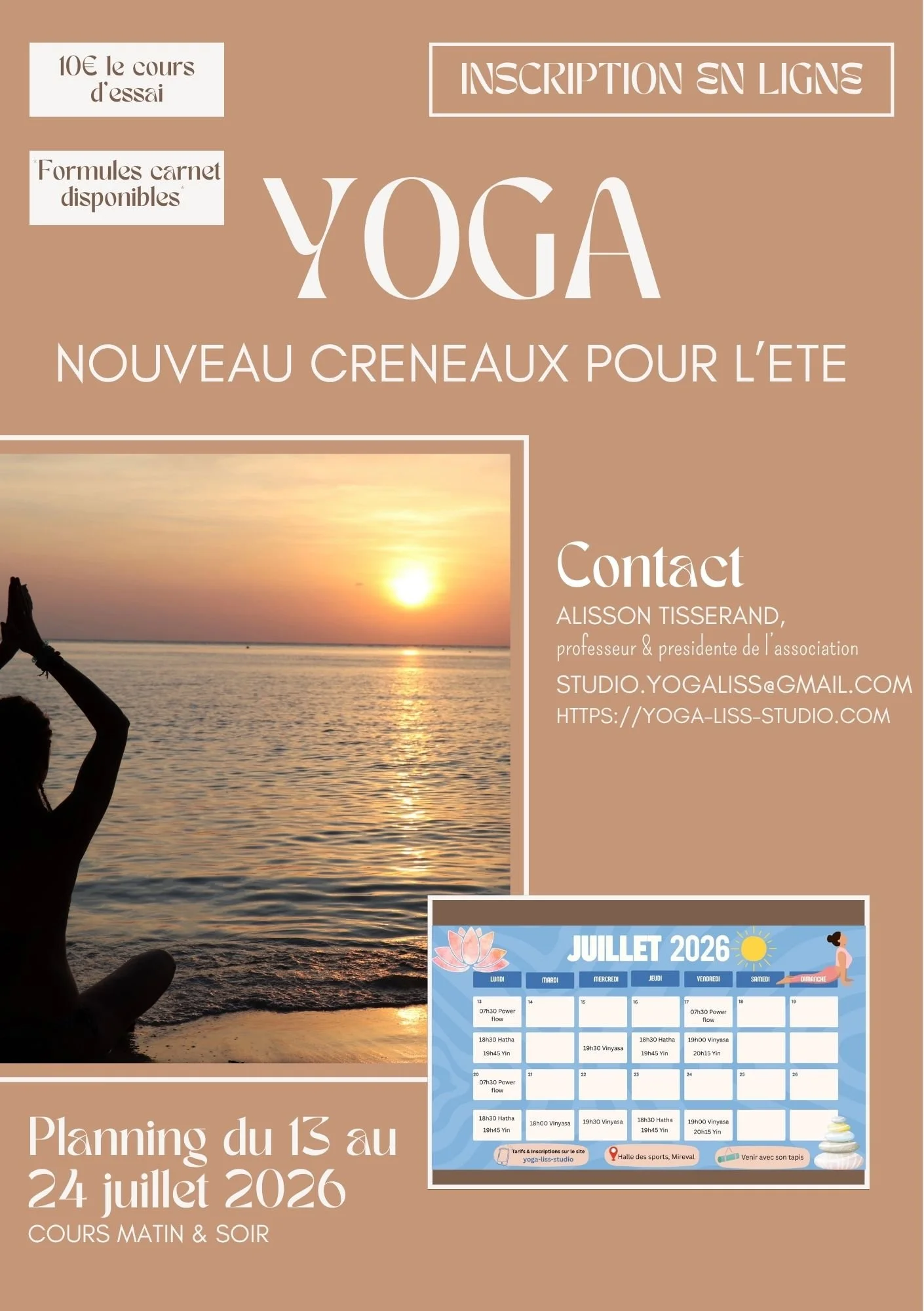 YOGA de l’été