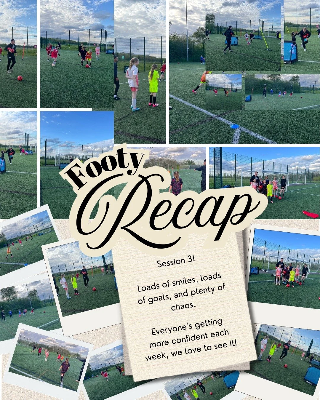 We are already on our 3rd session! 
It's been incredible watching the girls grow not only skills but confidence too!

We will be back next week at Isobel Bowler Sports Ground. If you want to join us, message or email at rooting2mm@outlook.co.uk

 #fo