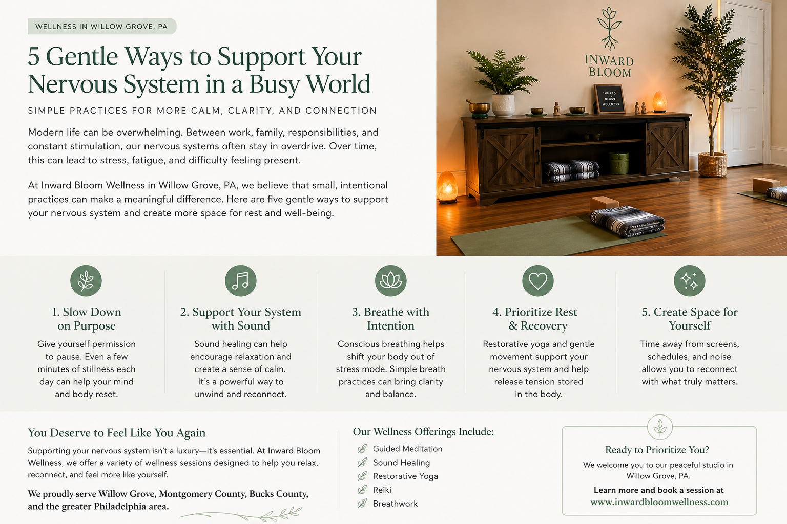 5 Gentle Ways to Support Your Nervous System in a Busy World