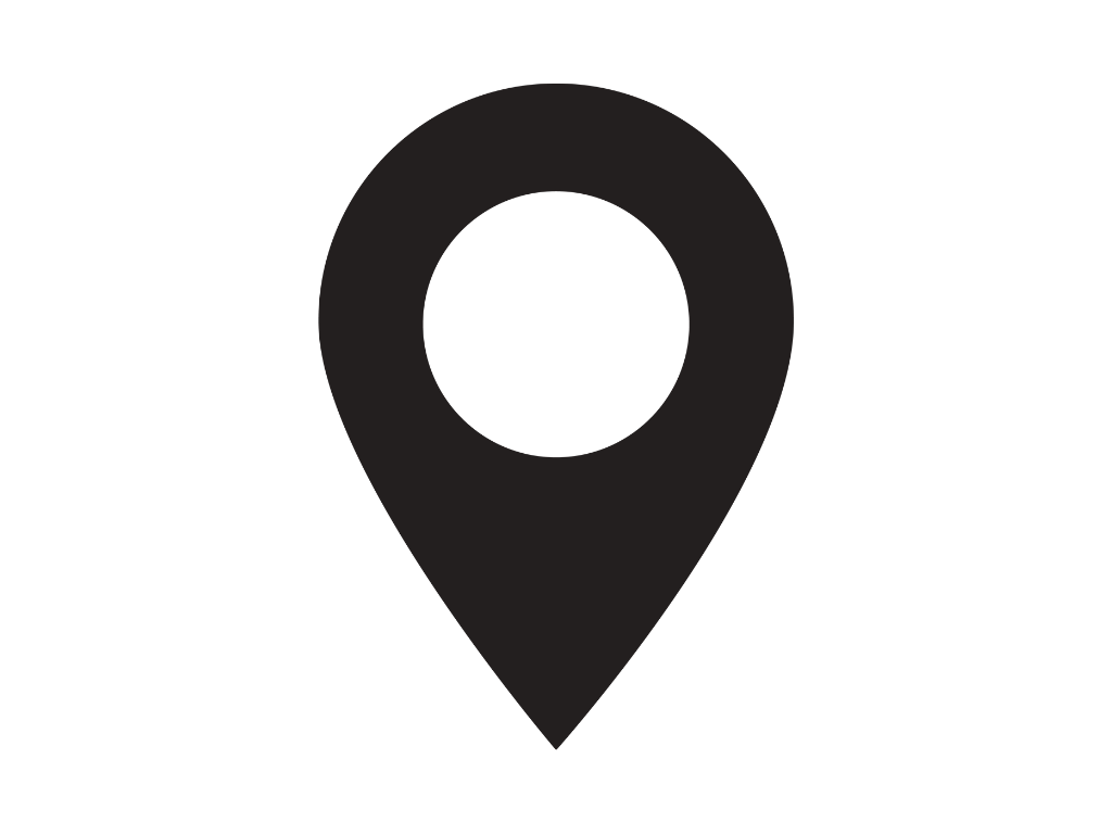 Une icône de localisation ou de carte, symbole en forme de goutte d'eau avec un cercle au centre, généralement utilisé pour indiquer un lieu ou une position sur une carte.