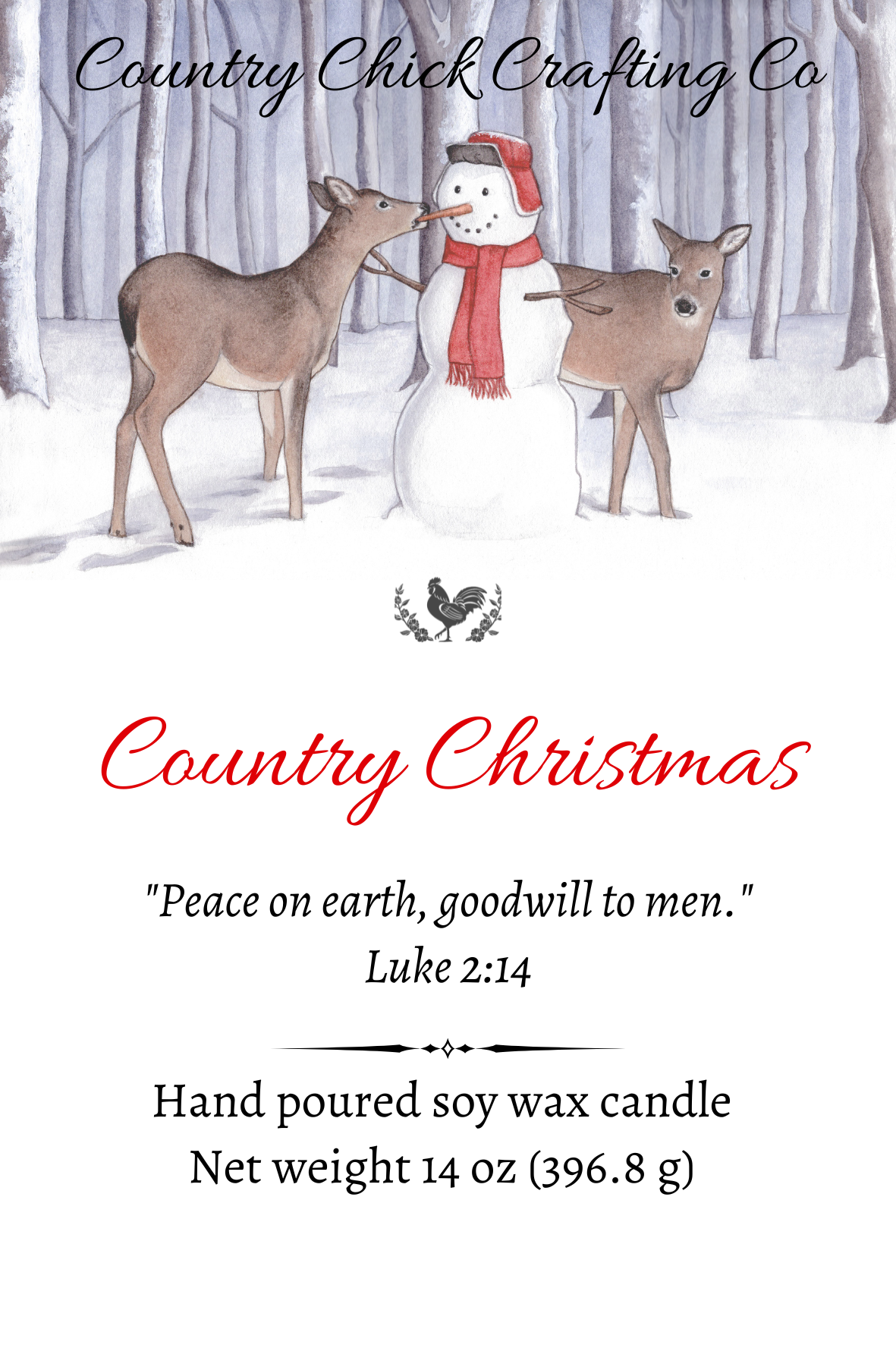 PRE-ORDER - Country Christmas 14 oz Candle