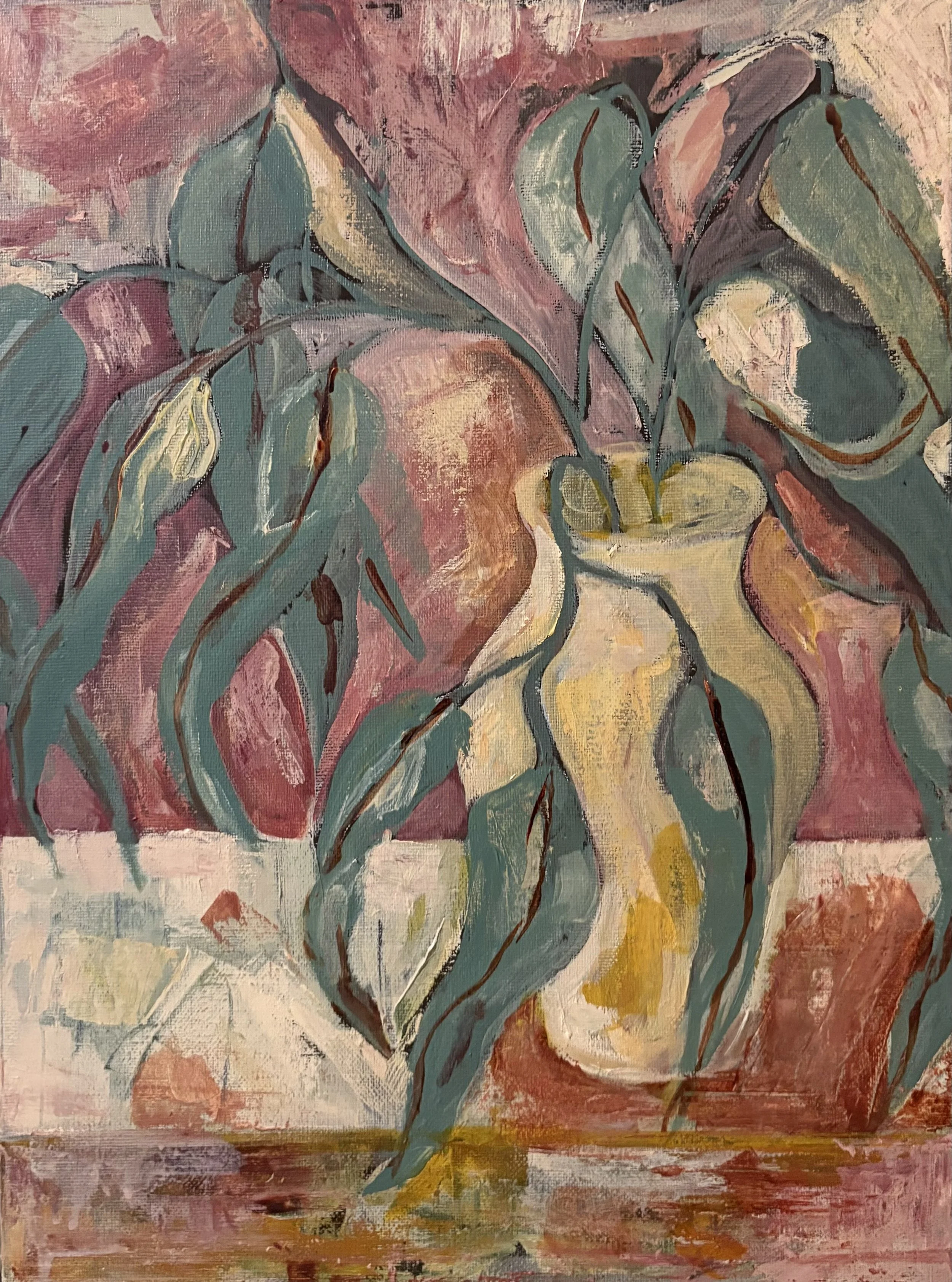 Pink Leaves