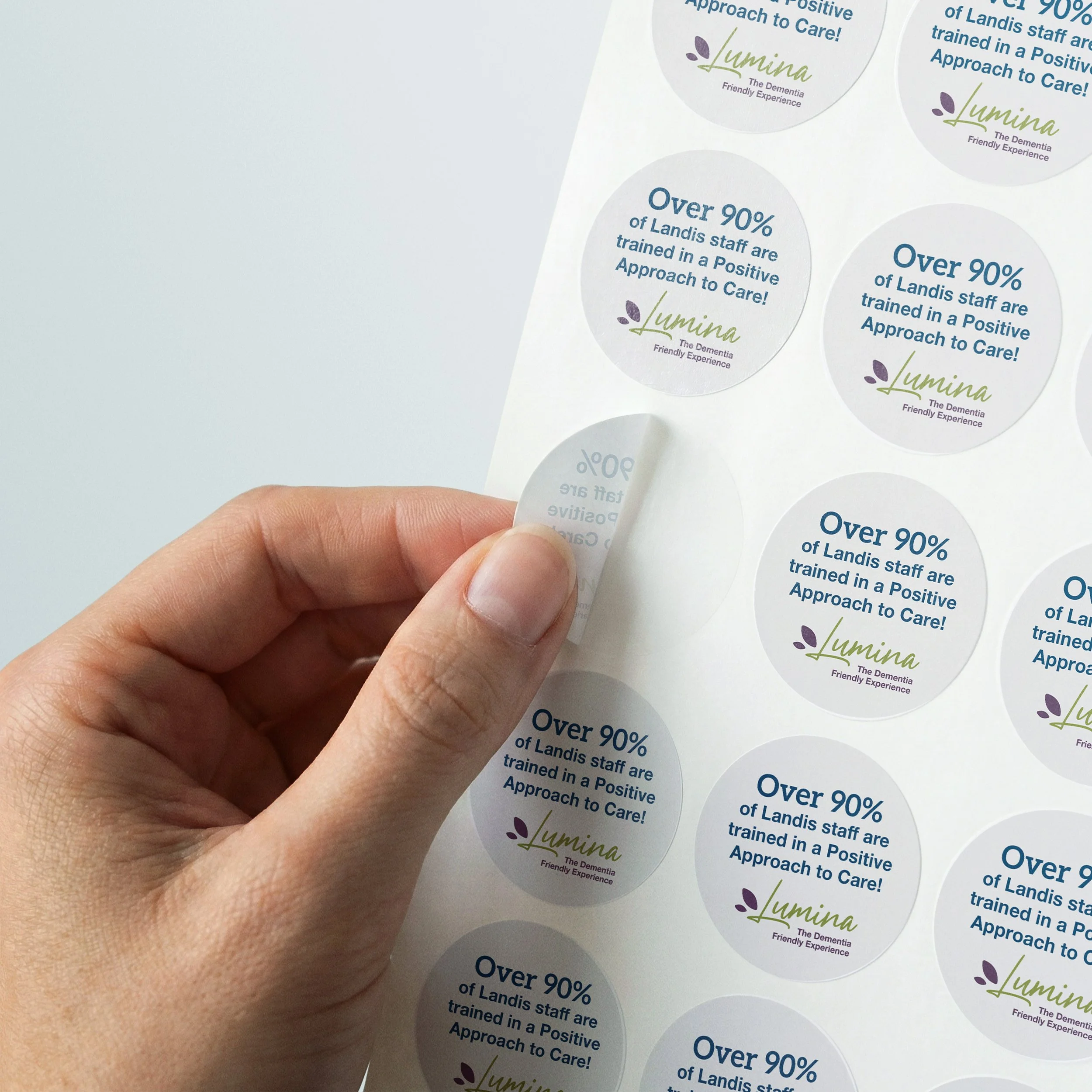 Lumina Promotional Stickers