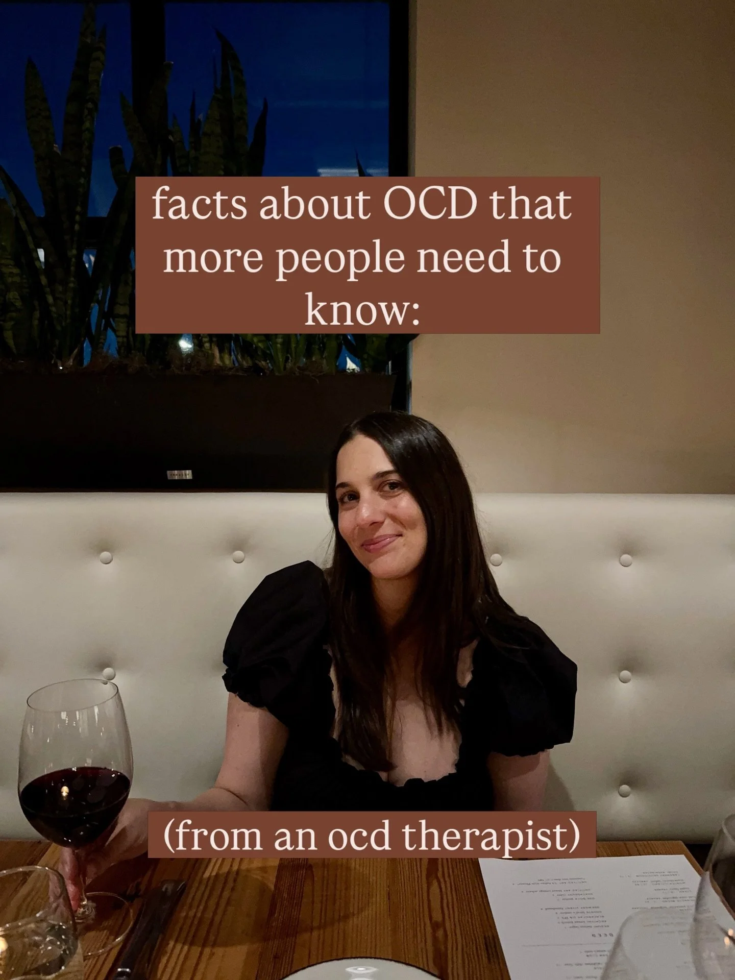 ❣️ share this post with someone who is learning more about OCD ❣️

👇🏼 follow for more tips, tricks and education (&amp; humor) on anxiety, OCD &amp; feeling stuck in your mind/body with fear and worry. 

✨ If you are located in California or Michig