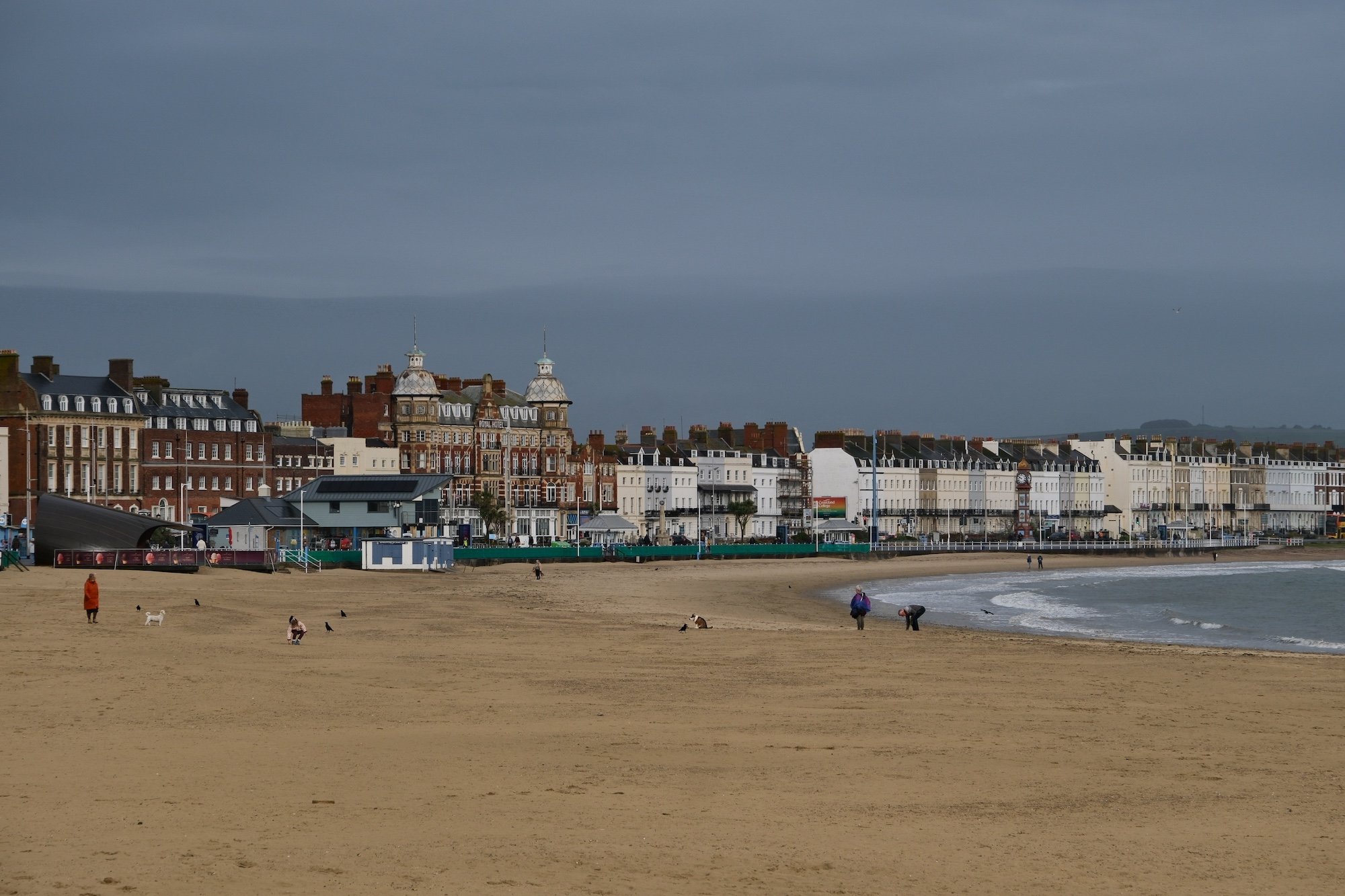 Strand in Weymouth, UK