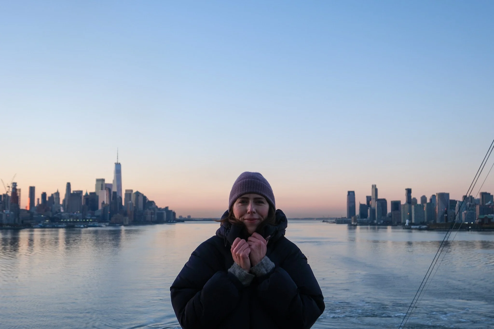 Einlaufen in New York