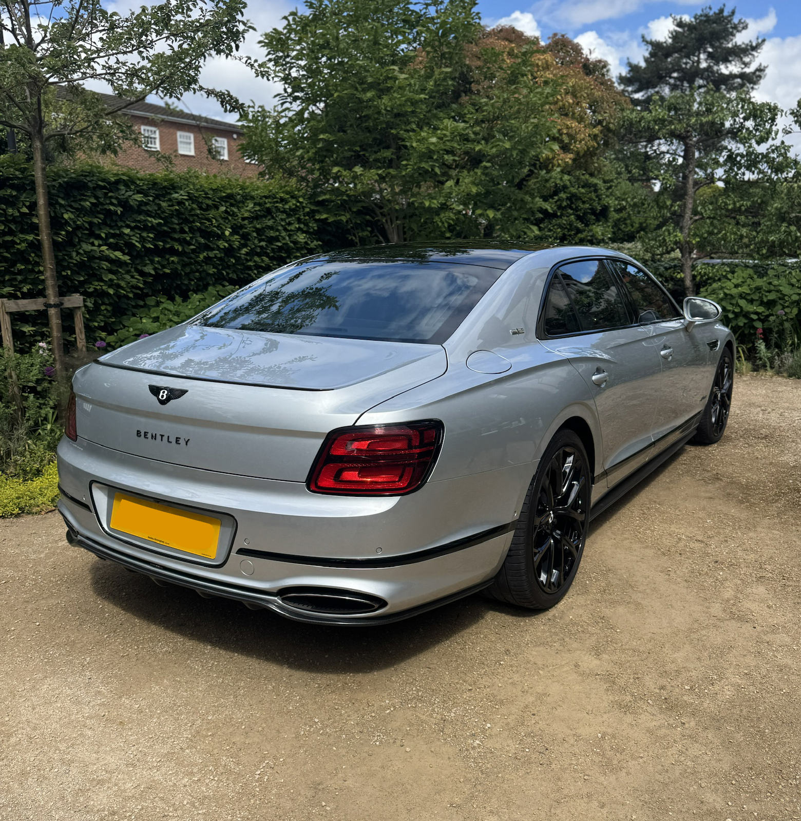 Car valet for Bentley flying spur