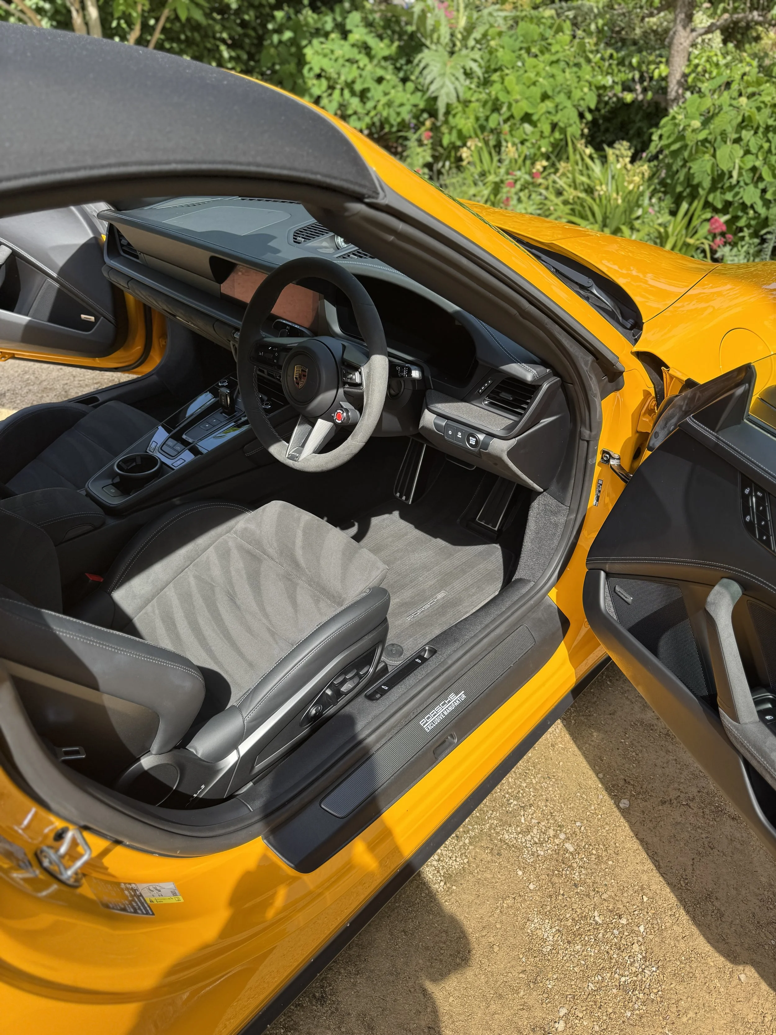 Porsche 911 interior detail