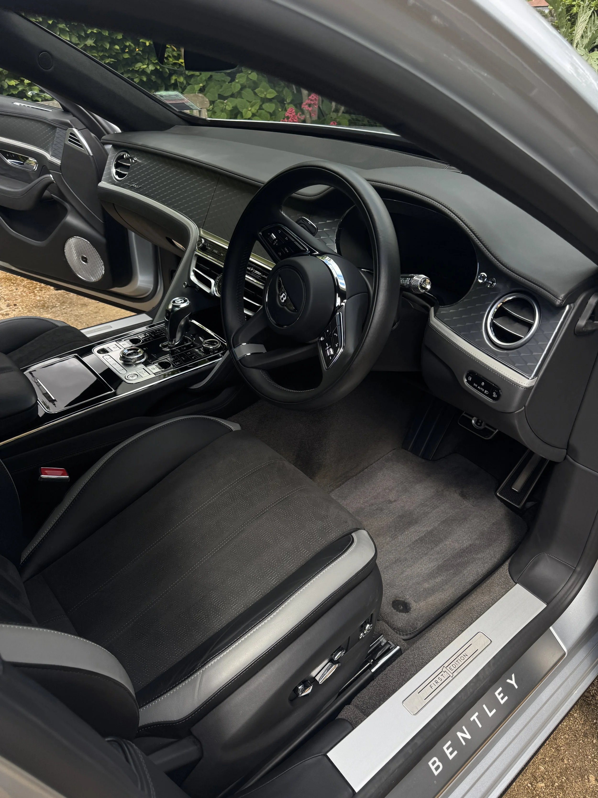Interior detail for Bentley flying spur
