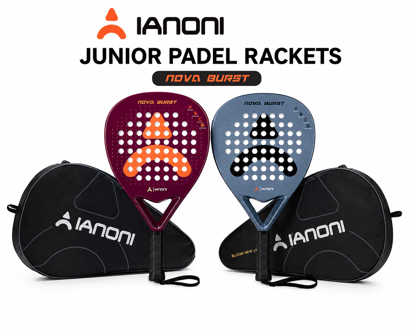 Ianoni Junior Padel Racket - Nova Burst