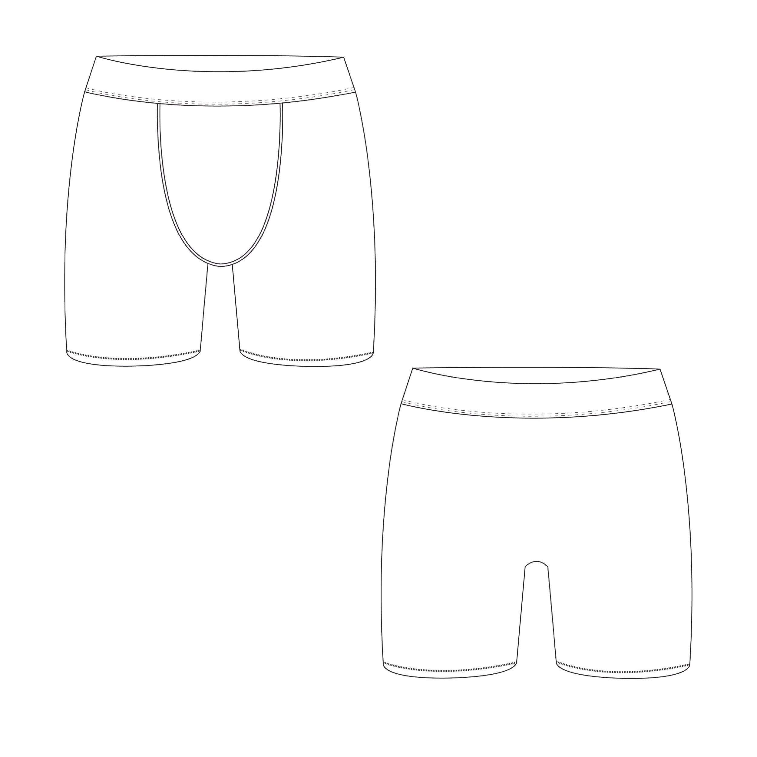 4" inseam mens boxer brief (project in process)
