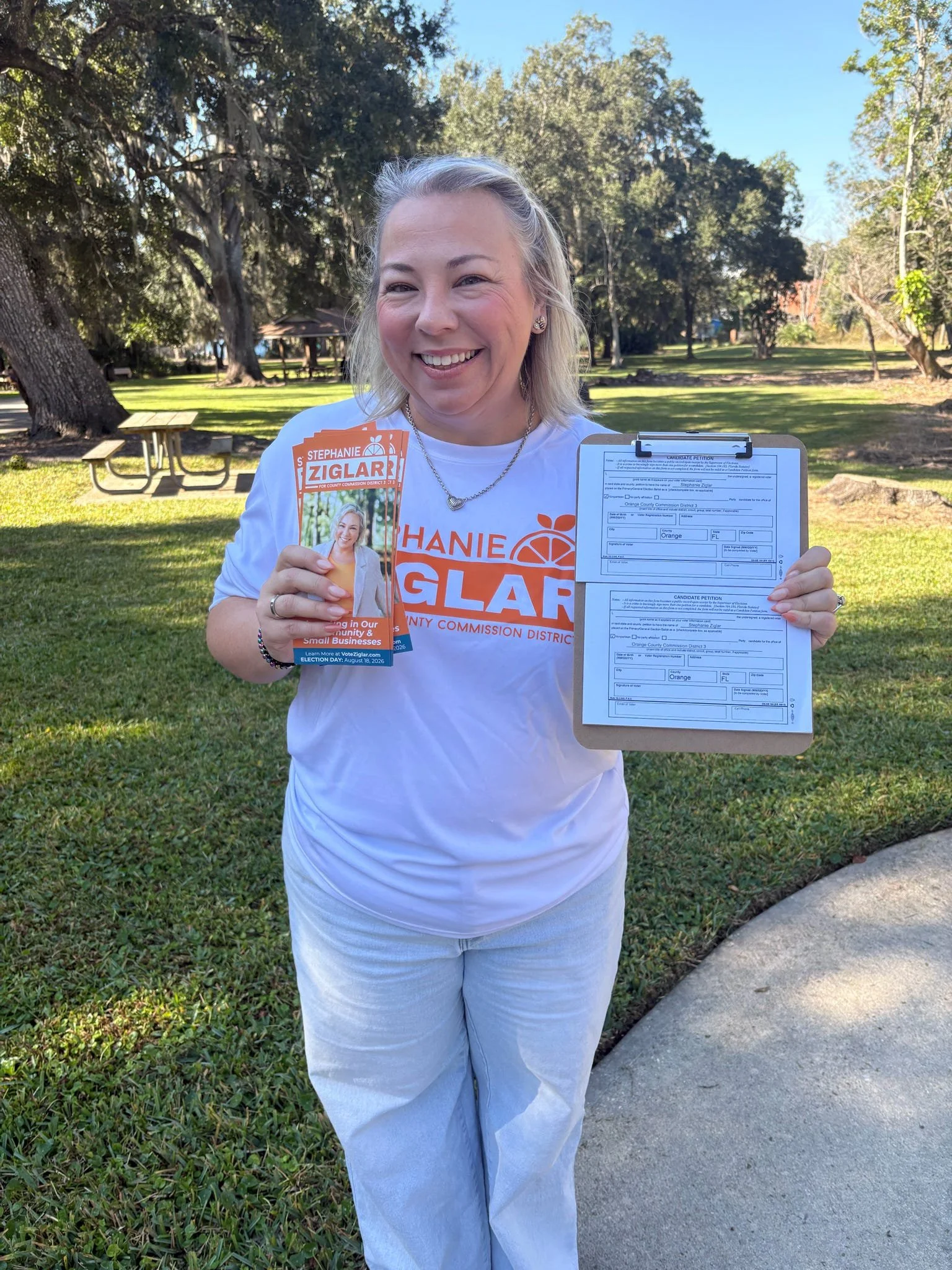 Volunteer with Stephanie Ziglar's campaign.