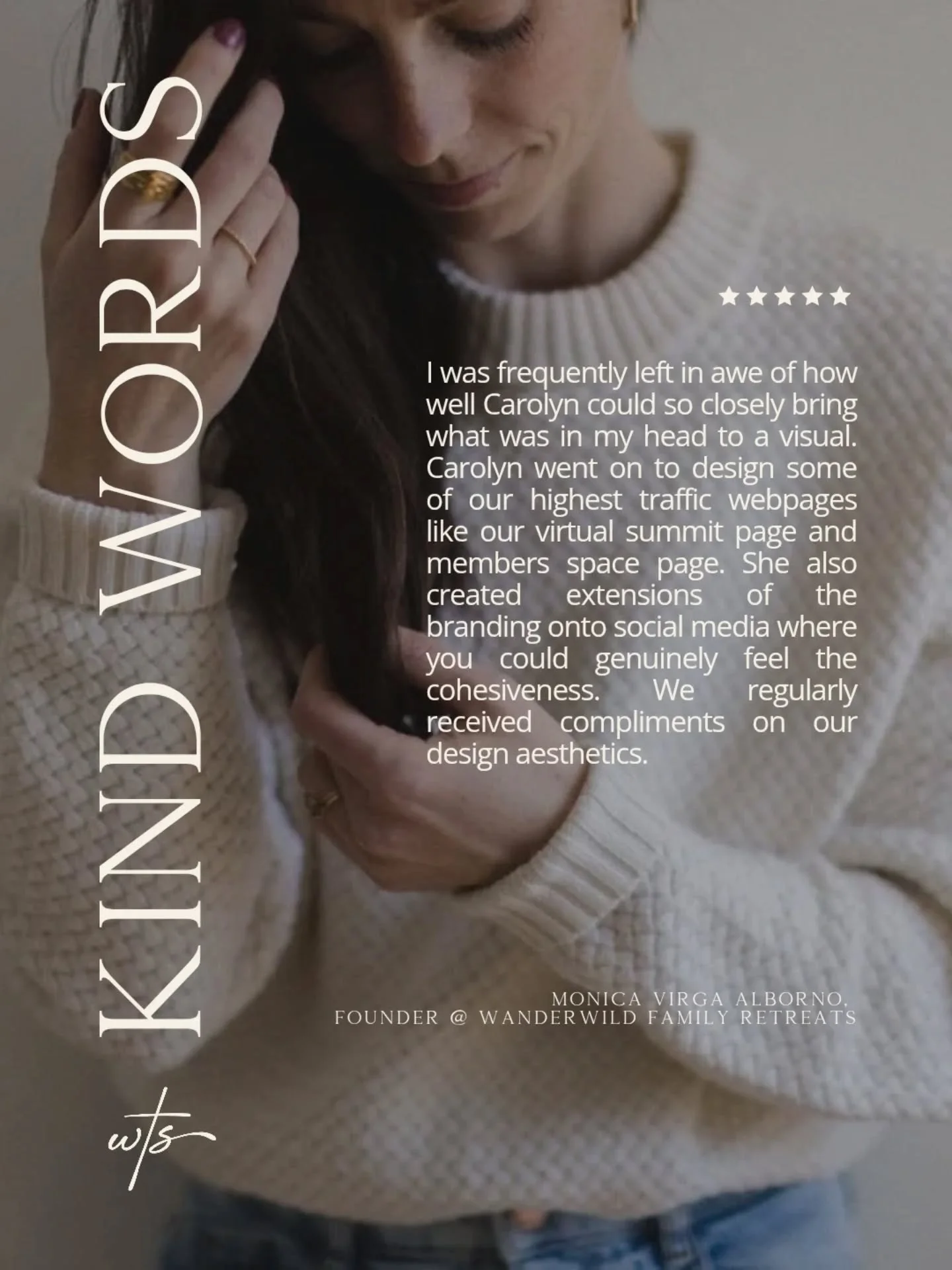 Brb, crying reading these kind words from my friend Monica @wanderwildfamilyretreats 😭😭

Like many of the women I've had the pleasure of working with in this entrepreneurial space, Monica came into my world very synchronistically, filling a void I 