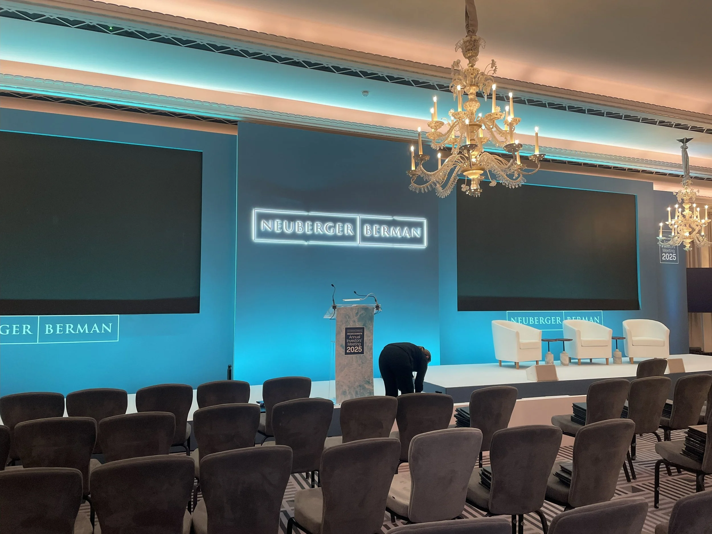 Corporate Stage and Backdrop