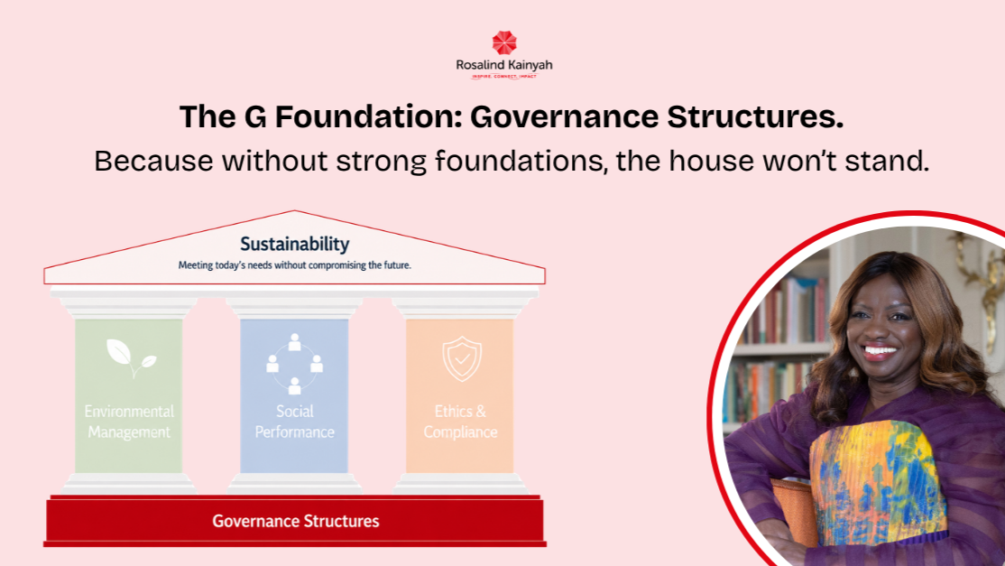 The "G" Foundation: You can't handle year-ten complexity with year-one governance.